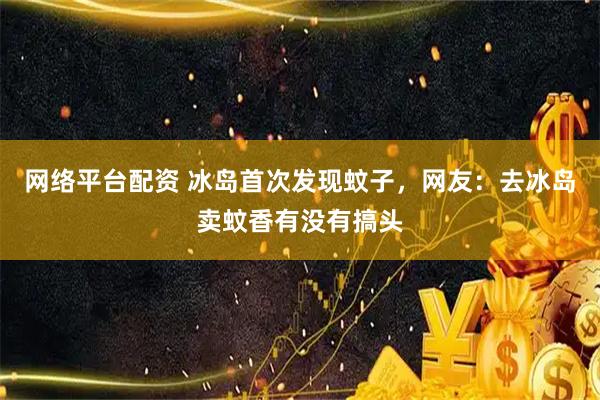 网络平台配资 冰岛首次发现蚊子，网友：去冰岛卖蚊香有没有搞头